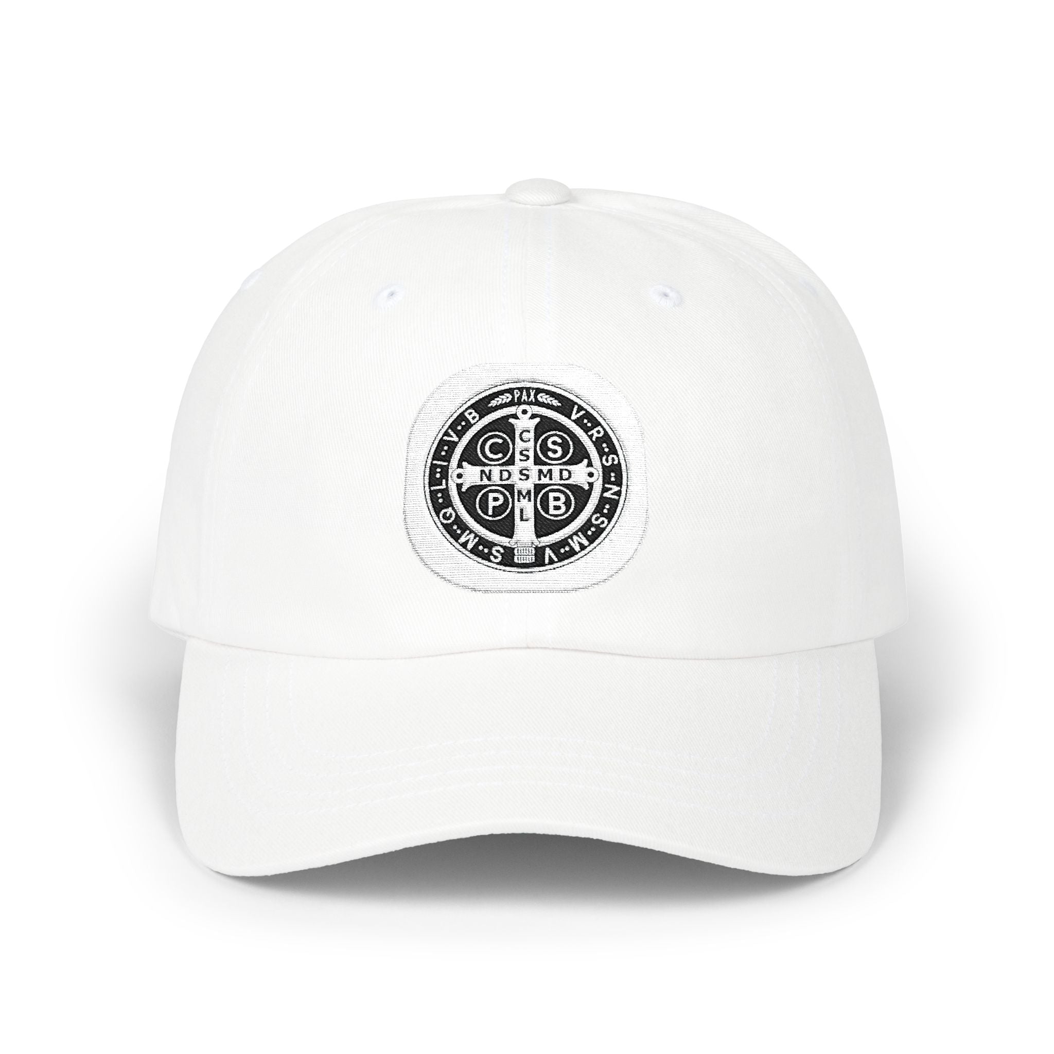 Dad Cap with Distressed Compass Emblem — Vintage Nautical Baseball Hat