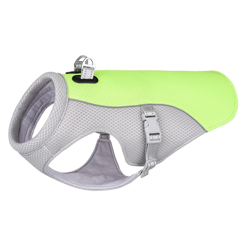 Chaleco refrescante de verano para perros.