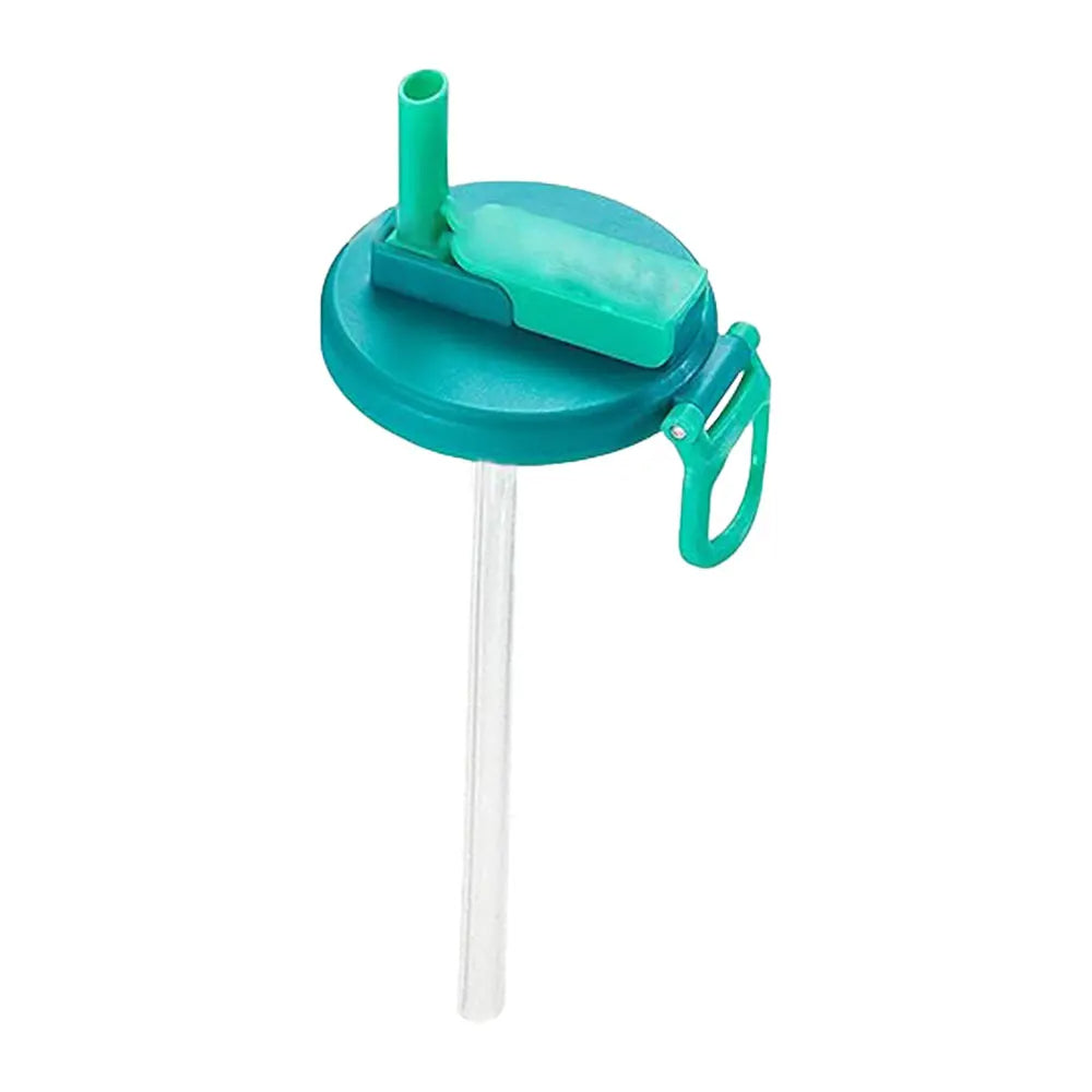 Tapa para lata de refresco con pajita.