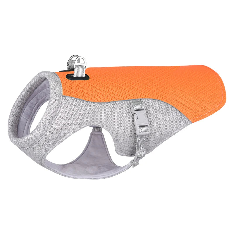 Chaleco refrescante de verano para perros.