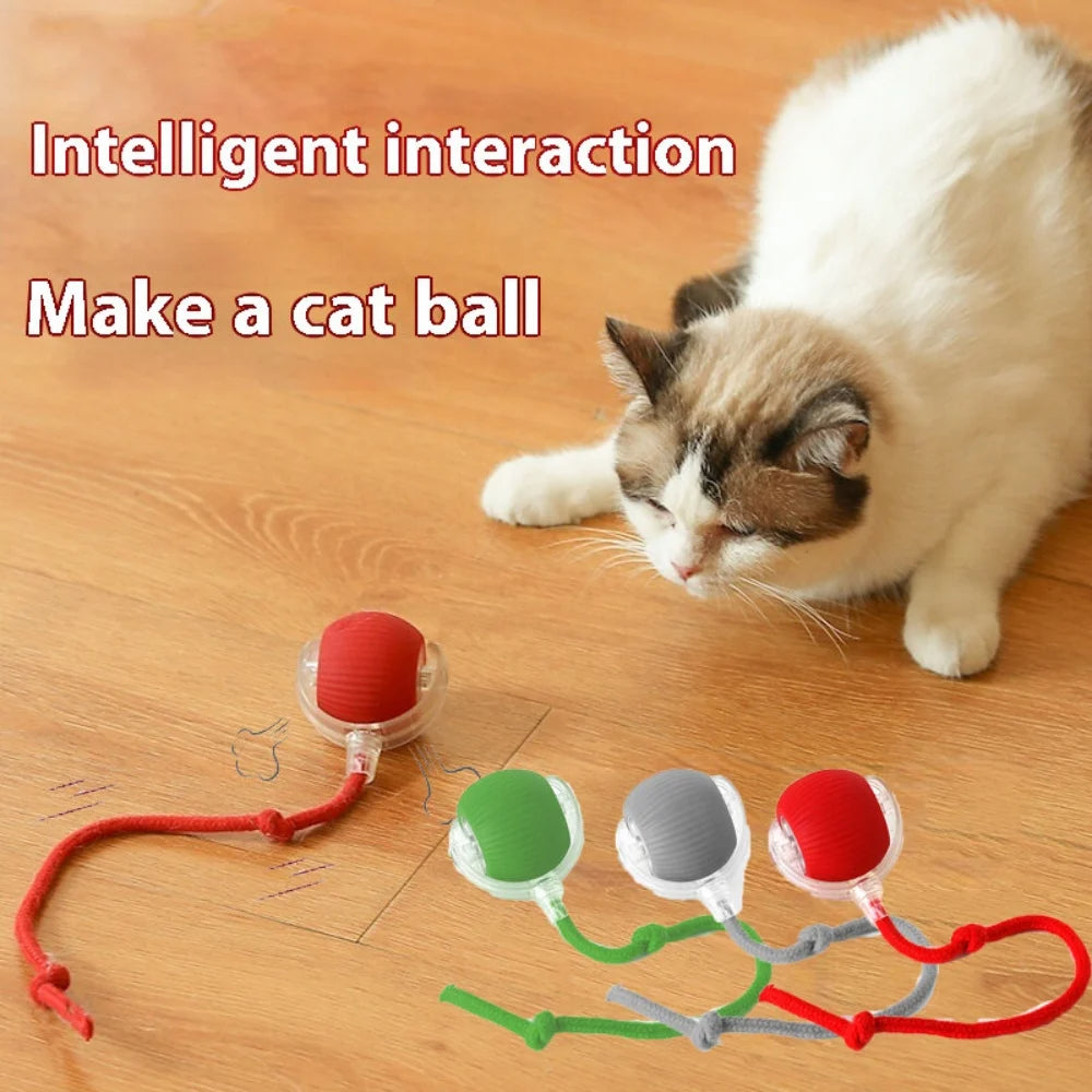 Juguete Automático con Bola Rodante para Gatos