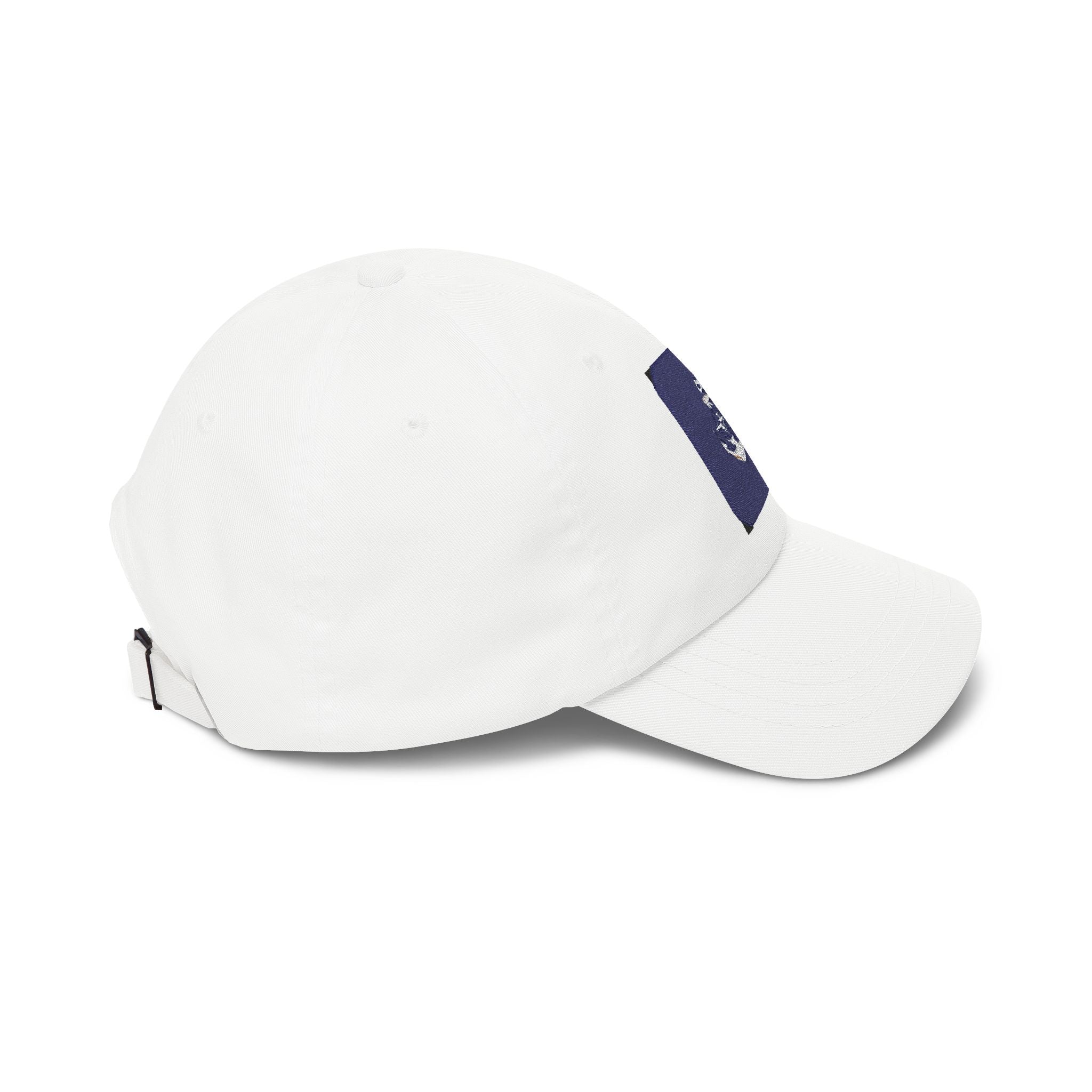 Nautical Anchor Dad Cap — Embroidered Navy Patch Baseball Hat