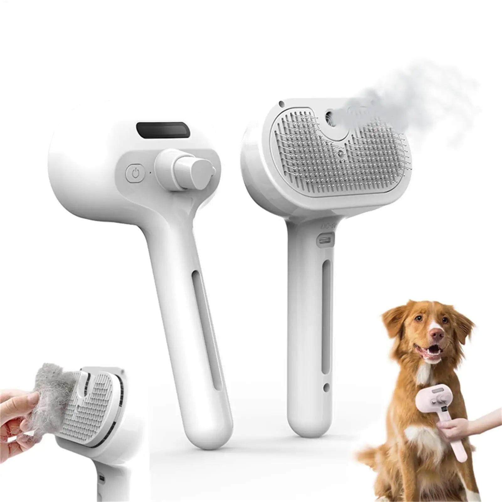 Peine de vapor para el aseo de mascotas.