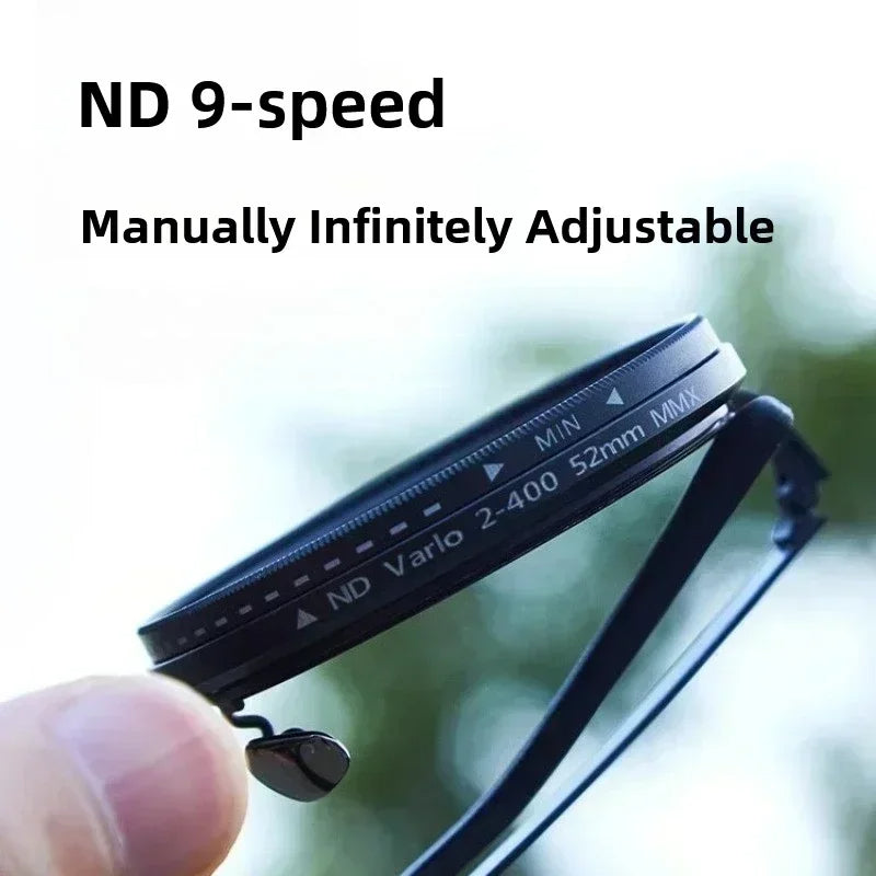 Gafas de sol con atenuación ajustable.