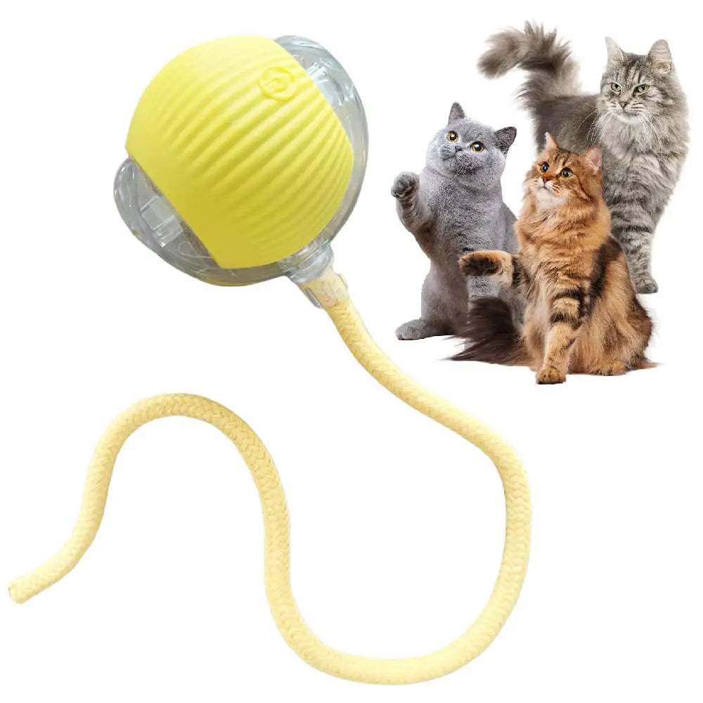 Juguete Automático con Bola Rodante para Gatos