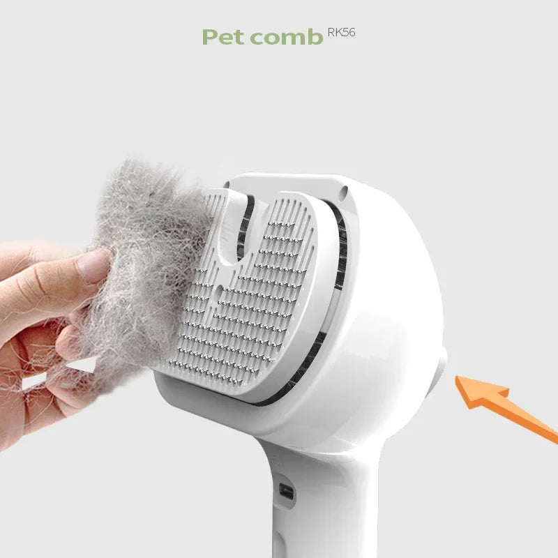 Peine de vapor para el aseo de mascotas.