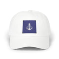 Nautical Anchor Dad Cap — Embroidered Navy Patch Baseball Hat