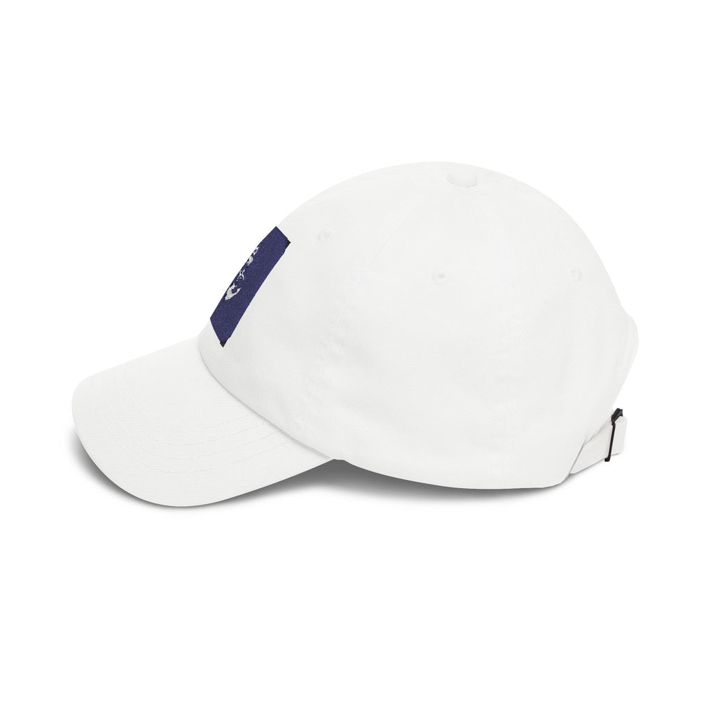 Nautical Anchor Dad Cap — Embroidered Navy Patch Baseball Hat