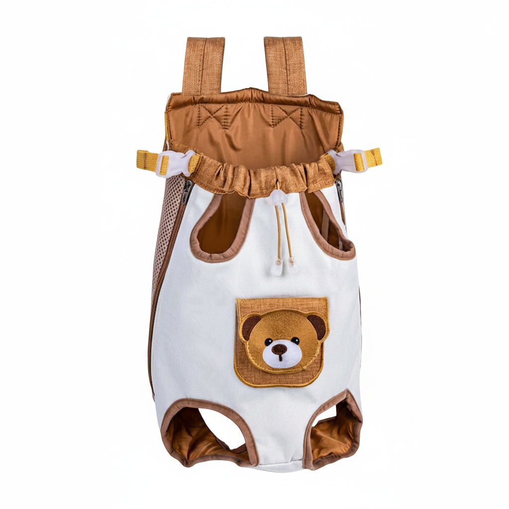 Mochila delantera para gatos – Transporta a tu gato cómodamente